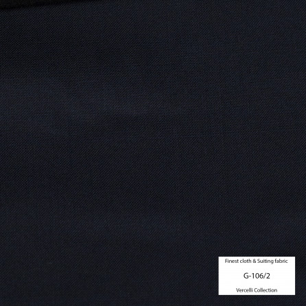 G106/2 Vercelli VIII - 95% Wool - Xanh đen tone Đen